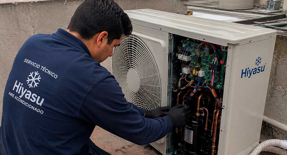 Técnico de aire acondicionado Hiyasu en Madrid