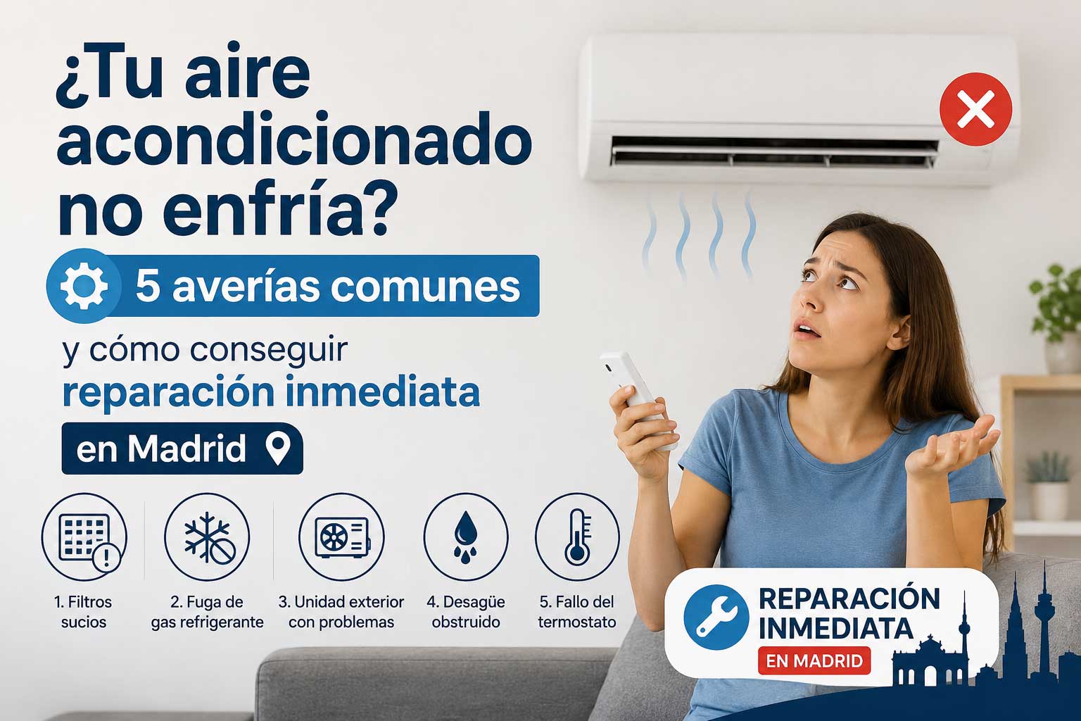 ¿Tu aire no enfría?
